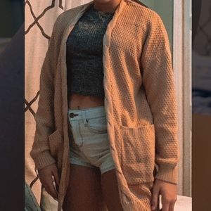 Tan Long-Sleeved Jacket